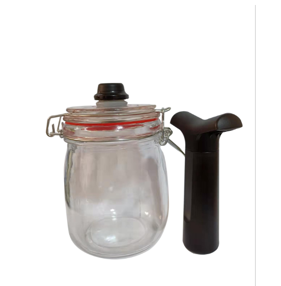 China Wholesale supply 1L fermentation jar kit ,vacuum glass jar