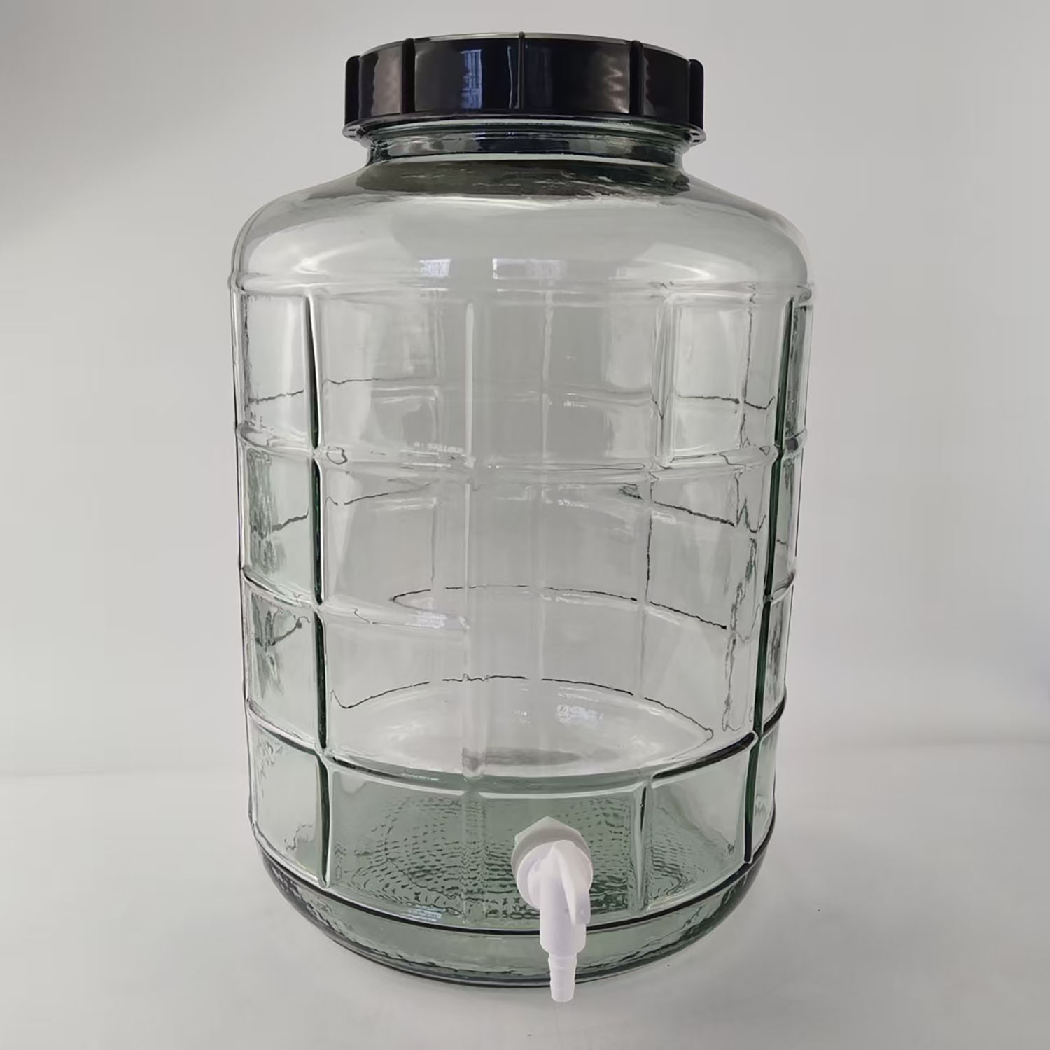 China producer 6 gallon wide mouth glass carboy fermenter for home brewing and kombucha